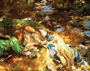 John Singer Sargent The Brook oil on canvas